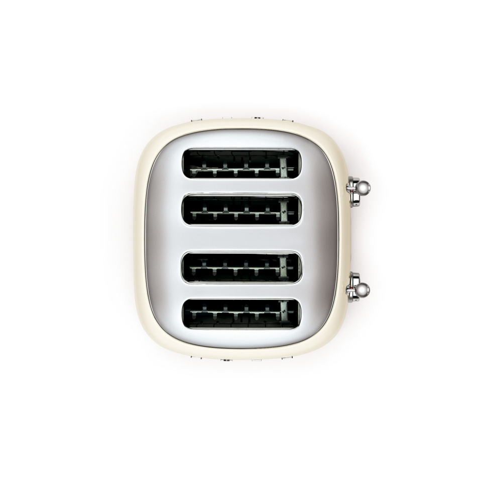 Brödrost, 4 skivor, Creme - Smeg