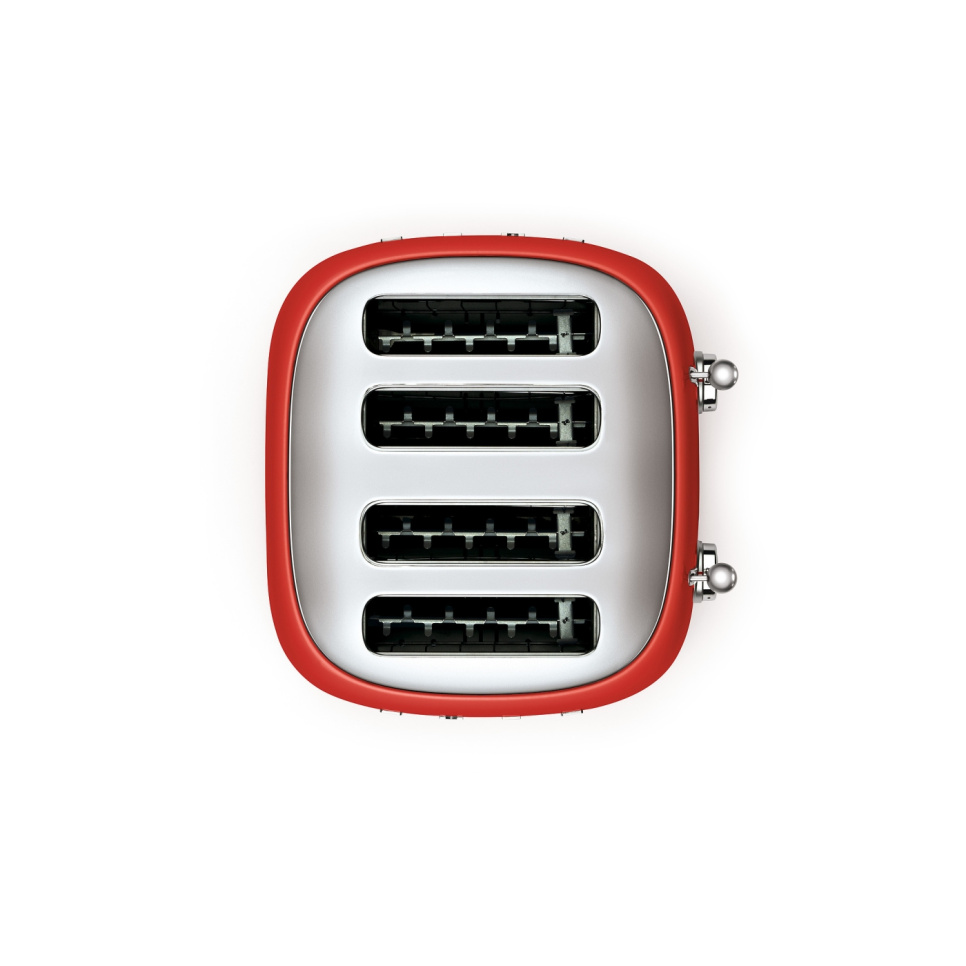 Brödrost, 4 skivor, Röd - Smeg