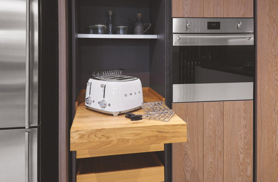 Brödrost, 4 skivor, Vit - Smeg