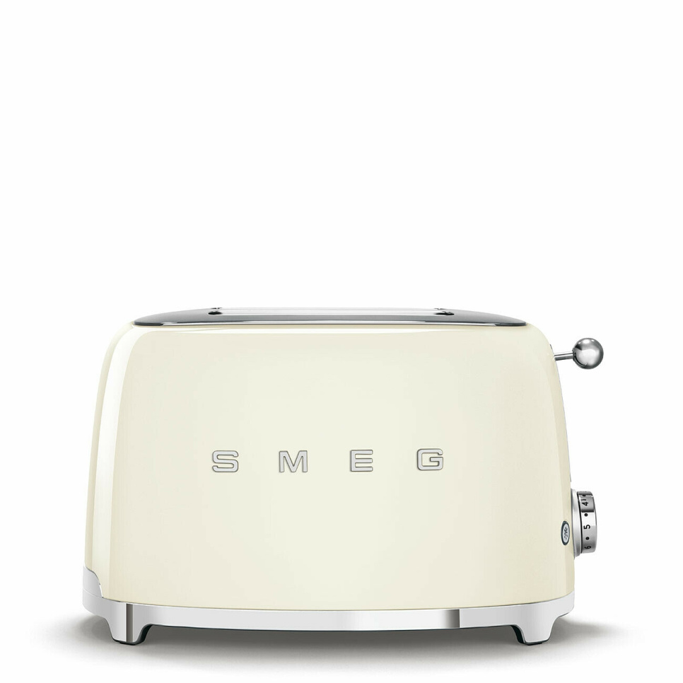 Brödrost, 2 skivor, Creme - Smeg i gruppen Köksmaskiner / Värma & Koka / Brödrostar hos The Kitchen Lab (1984-31472)