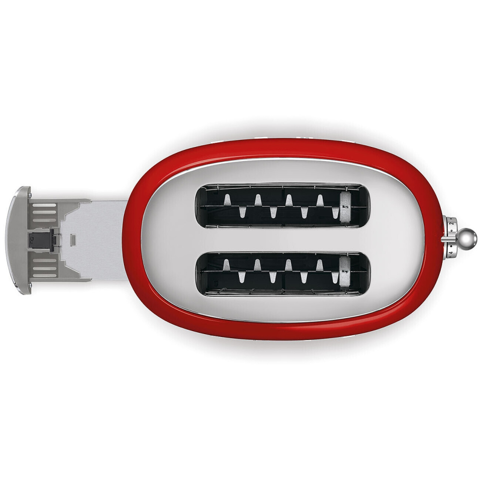 Brödrost, 2 skivor, Röd - Smeg