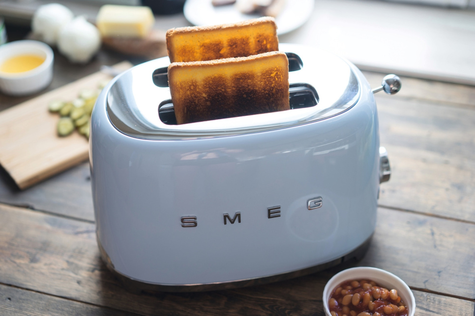 Brödrost, 2 skivor, Pastellblå - Smeg Brödrost, 2 skivor, Pastellblå - Smeg