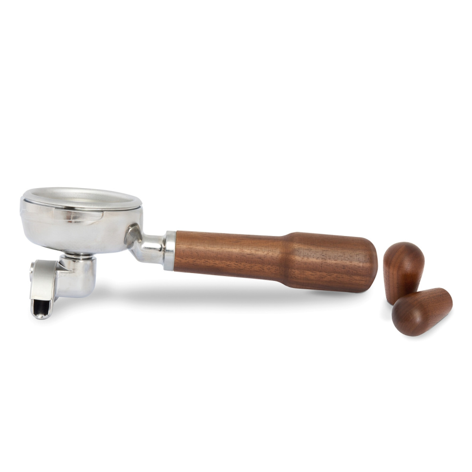Kit med portafilter och knoppar till Cellini Evoluzione, Valnöt - La Pavoni i gruppen Te & Kaffe / Kaffetillbehör / Övriga tillbehör hos The Kitchen Lab (1984-31484)