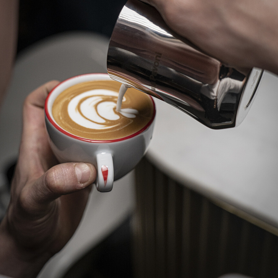 Cappuccinokoppar med fat, 6-pack - La Pavoni