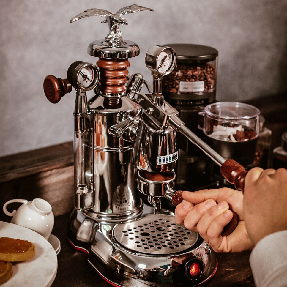 Retro Manuell Espressomaskin, Esperto Abile - La Pavoni