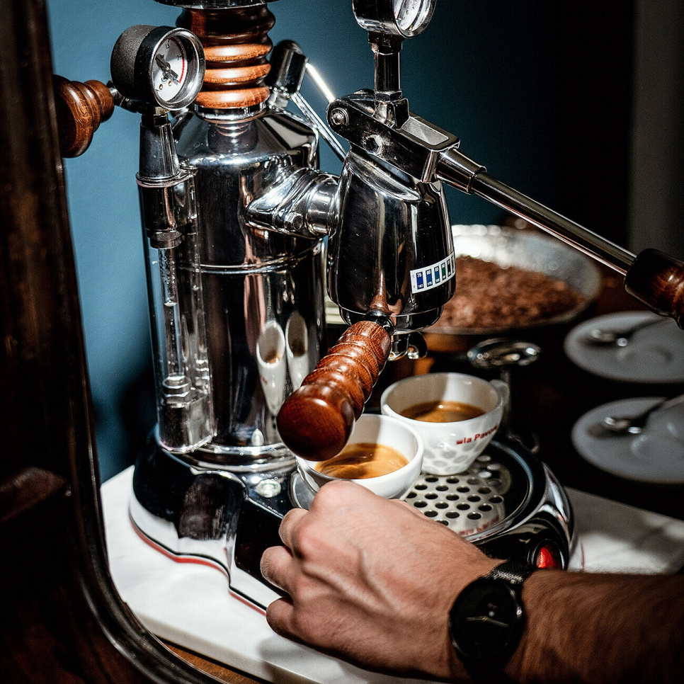 Retro Manuell Espressomaskin, Esperto Abile - La Pavoni