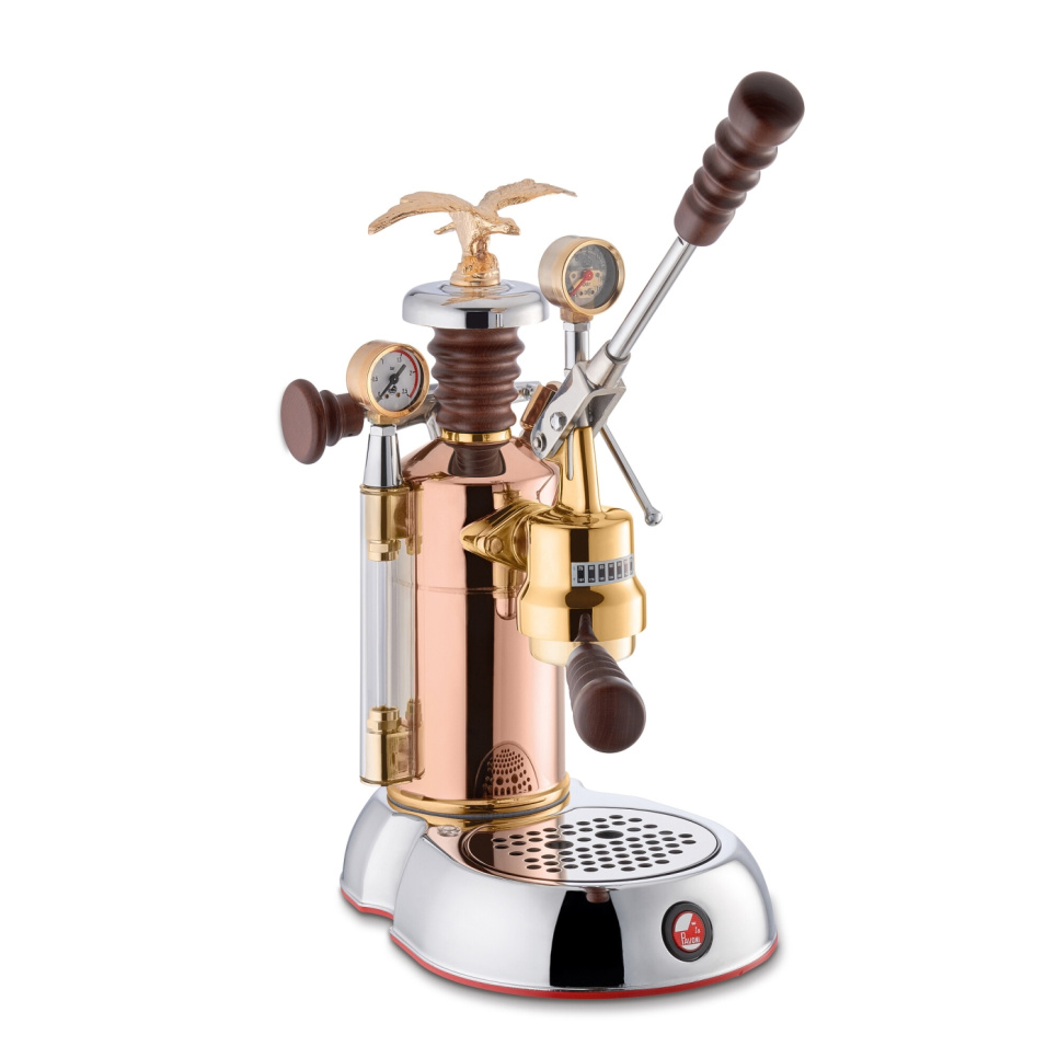 Retro Manuell Espressomaskin, Esperto Edotto, Roséguld - La Pavoni i gruppen Te & Kaffe / Brygga kaffe / Espressomaskiner hos The Kitchen Lab (1984-31506)