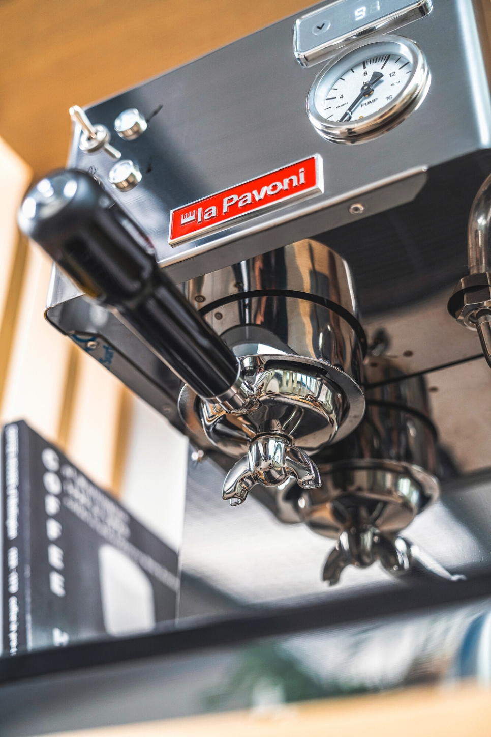 Espressomaskin Casa Bar Pid, Krom - La Pavoni