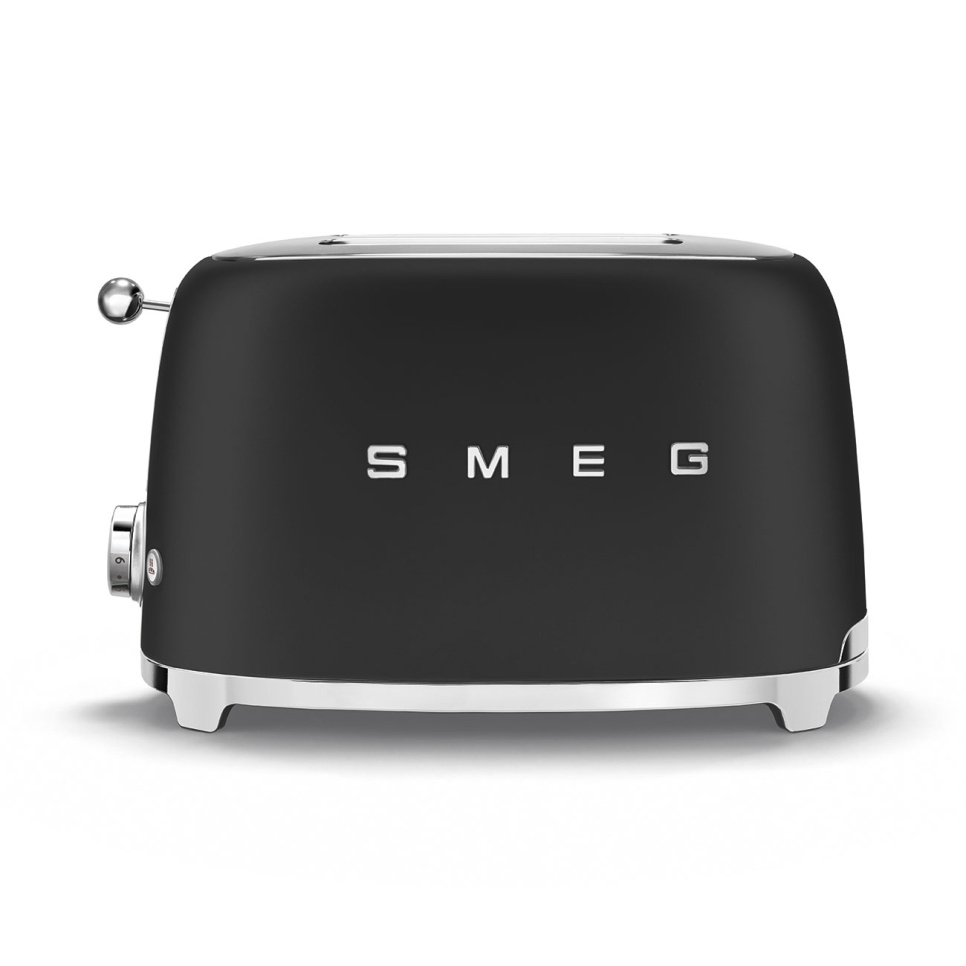 Brödrost, 2 skivor, Matt svart - Smeg Brödrost, 2 skivor, Matt svart - Smeg