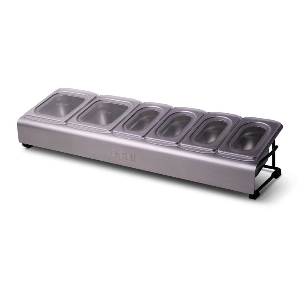 Toppingstation med kantiner - Ooni i gruppen Matlagning / Formar & Kantiner / Kantiner / Plastkantiner hos The Kitchen Lab (2019-25585)