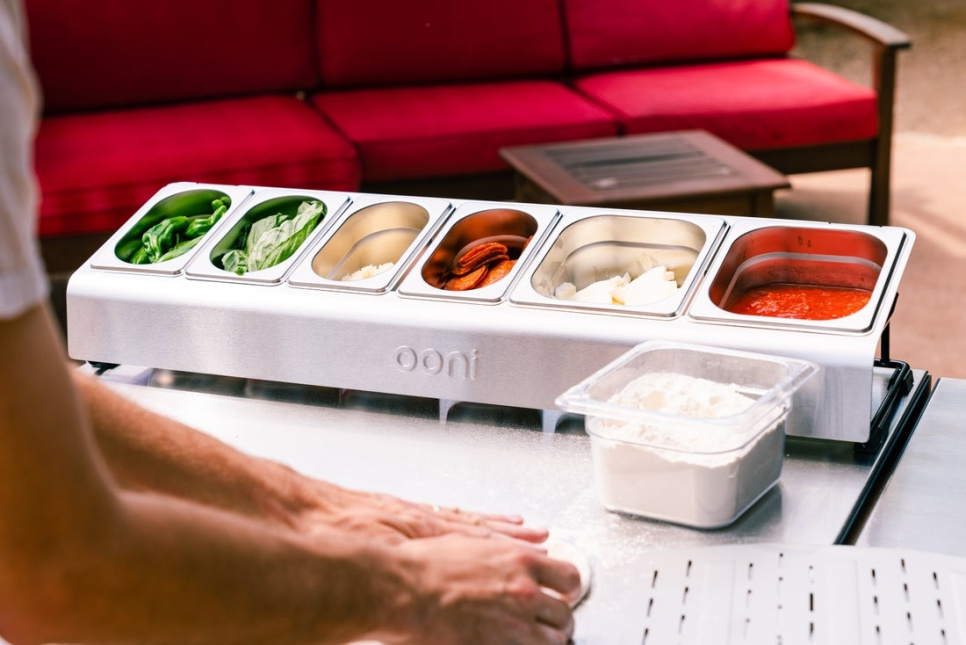 Toppingstation med kantiner - Ooni