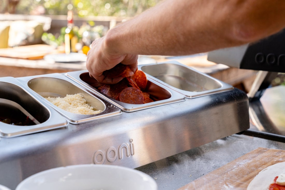 Toppingstation med kantiner - Ooni