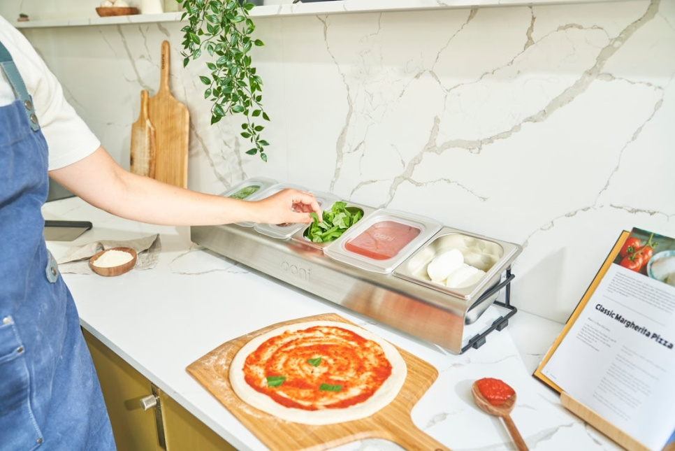 Toppingstation med kantiner - Ooni