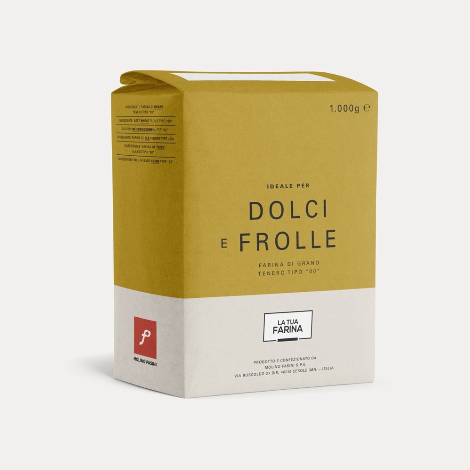 Mjöl, Dolci e Frolle, 1 kg (Kakor och bakverk) - Molino Pasini i gruppen Matlagning / Kolonial hos The Kitchen Lab (2022-25694)