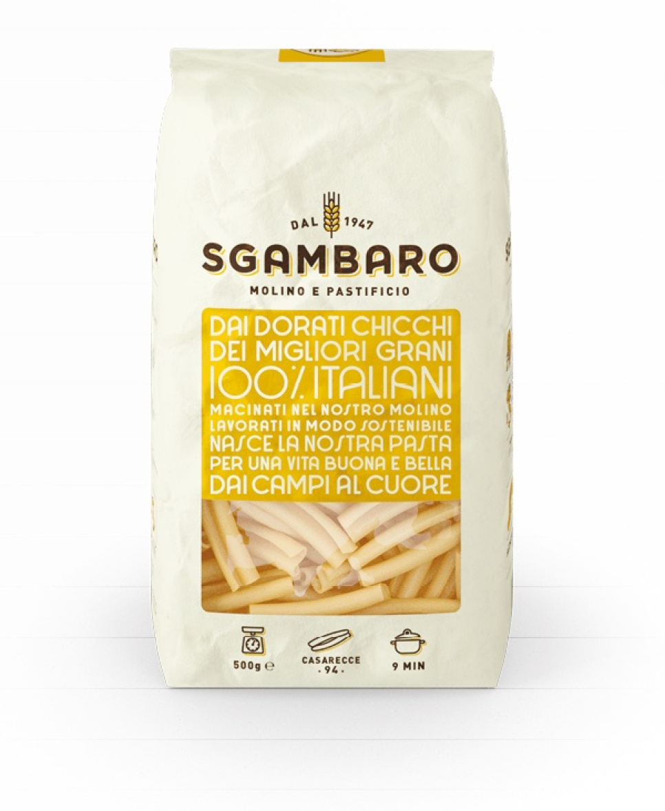 Casarecce Linea Gialla Marco Aurelio, 500g - Sgambaro i gruppen Matlagning / Kolonial hos The Kitchen Lab (2022-28321)