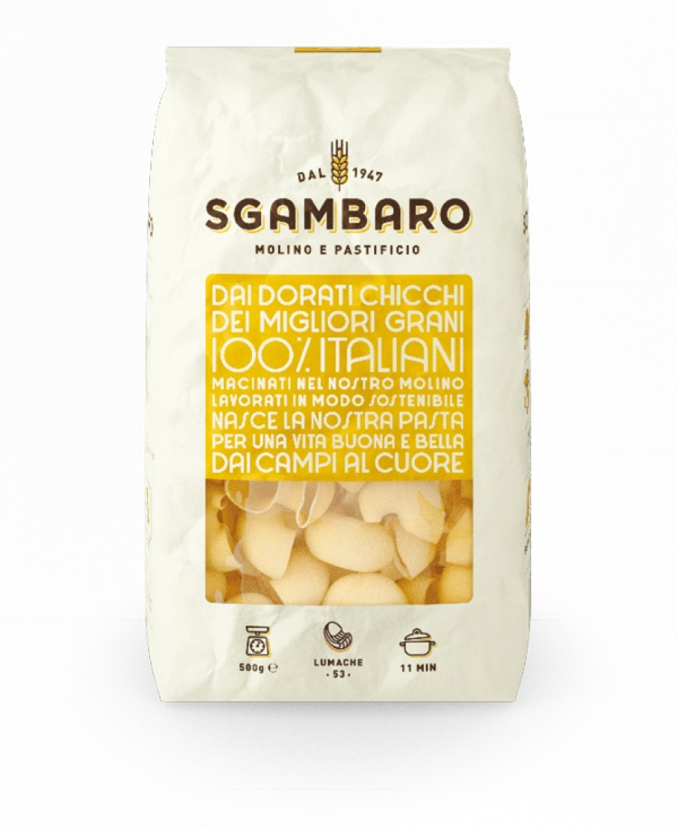 Lumache Linea Gialla Marco Aurelio, 500g - Sgambaro i gruppen Matlagning / Kolonial hos KitchenLab (2022-28325)