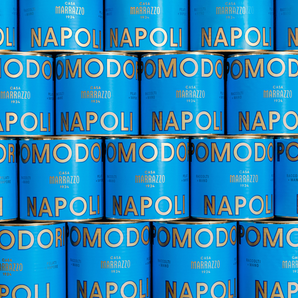 Hela tomater i konserv, Pomodori Napoli, 2550g - Casa Marrazzo