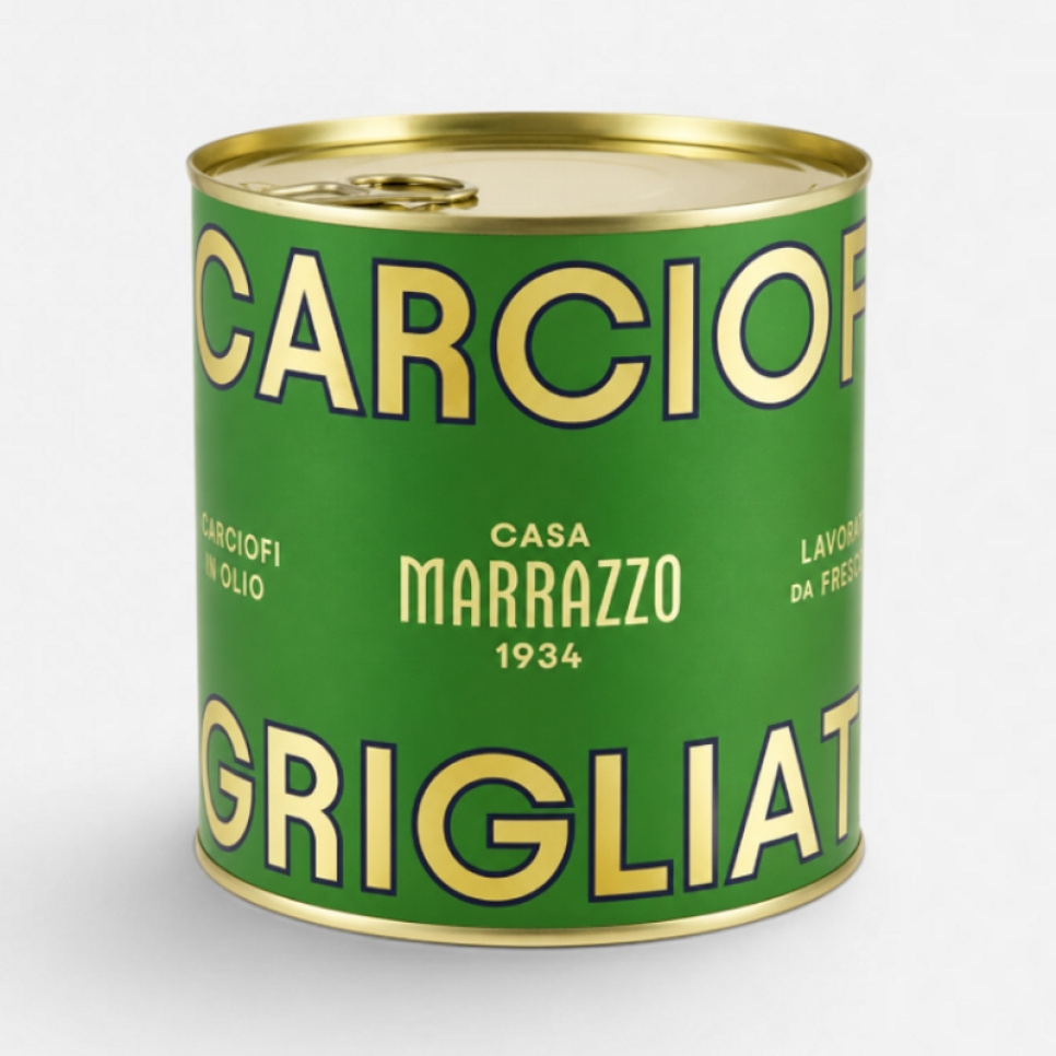 Grillad Kronärtskocka i Bitar, Carciofi Grigliati, 750 g - Casa Marrazzo i gruppen Matlagning / Kolonial hos The Kitchen Lab (2022-35982)