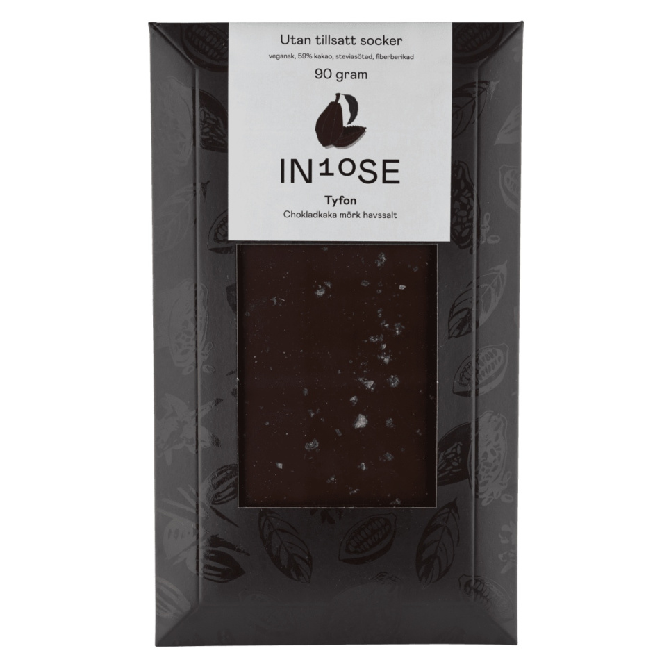 Mörk Choklad med havssalt, 90g - IN10SE i gruppen Matlagning / Kolonial hos The Kitchen Lab (2070-26806)