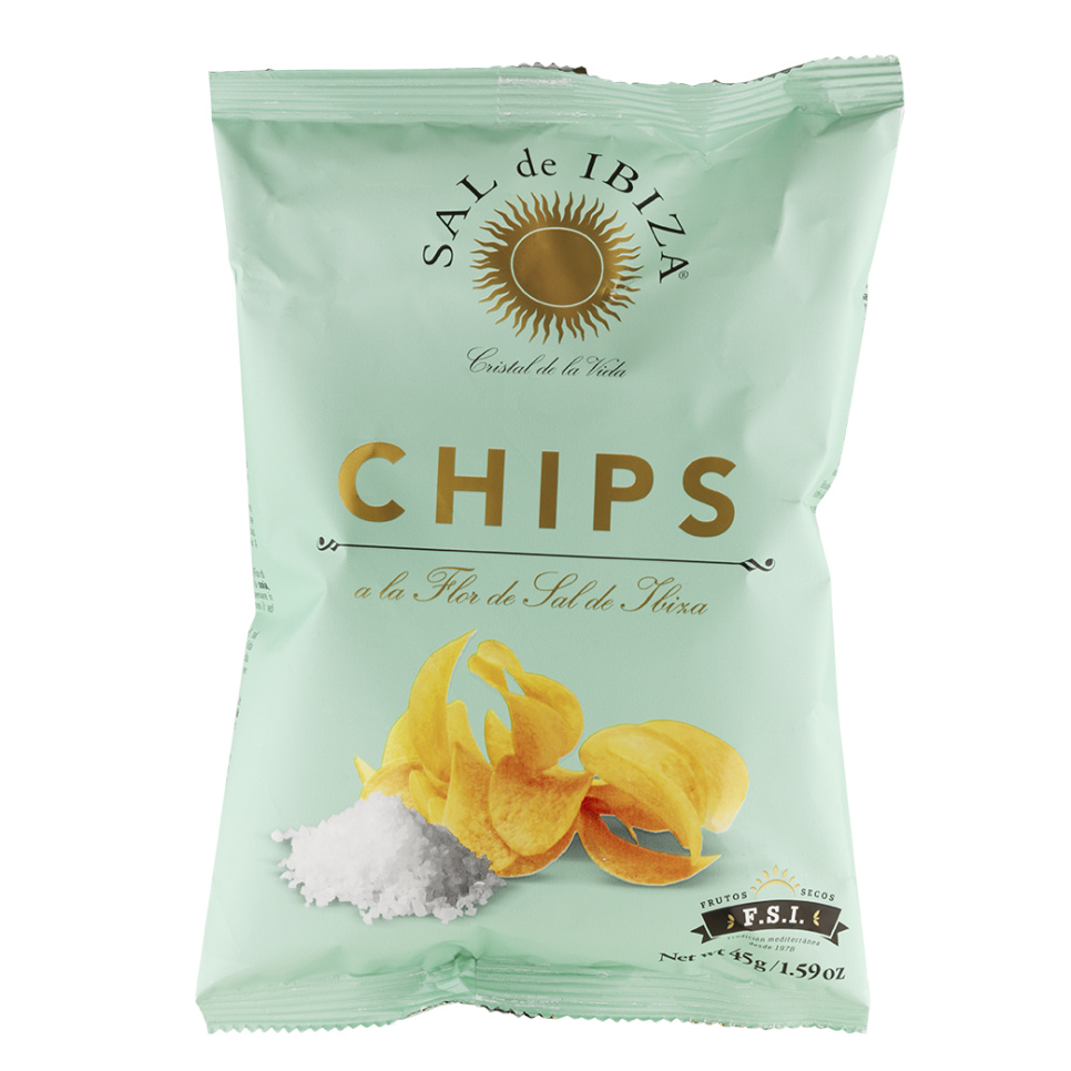 Chips havssalt 125g - Sal de Ibiza i gruppen Matlagning / Kolonial hos The Kitchen Lab (2070-27963)