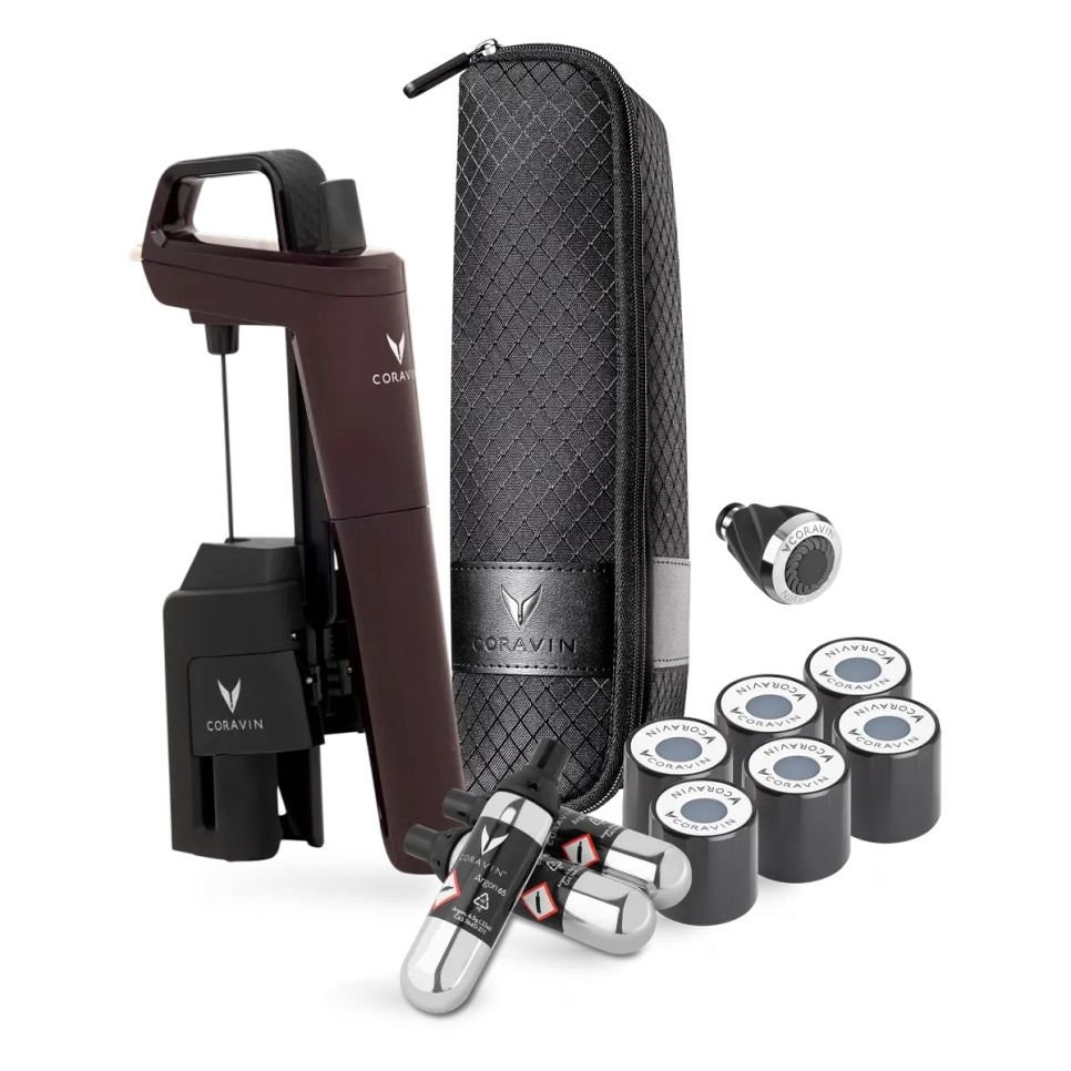 Model timeless six+, Hermitage Red, Limited Edition - Coravin i gruppen Bar & Vin / Vintillbehör / Coravin hos The Kitchen Lab (2076-33294)