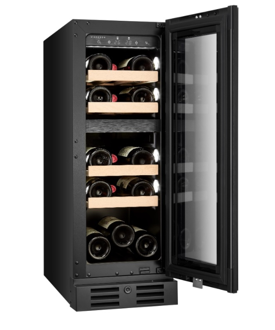 Vinkyl, Designline 30 Dubbelzon, Svart - Vigneron