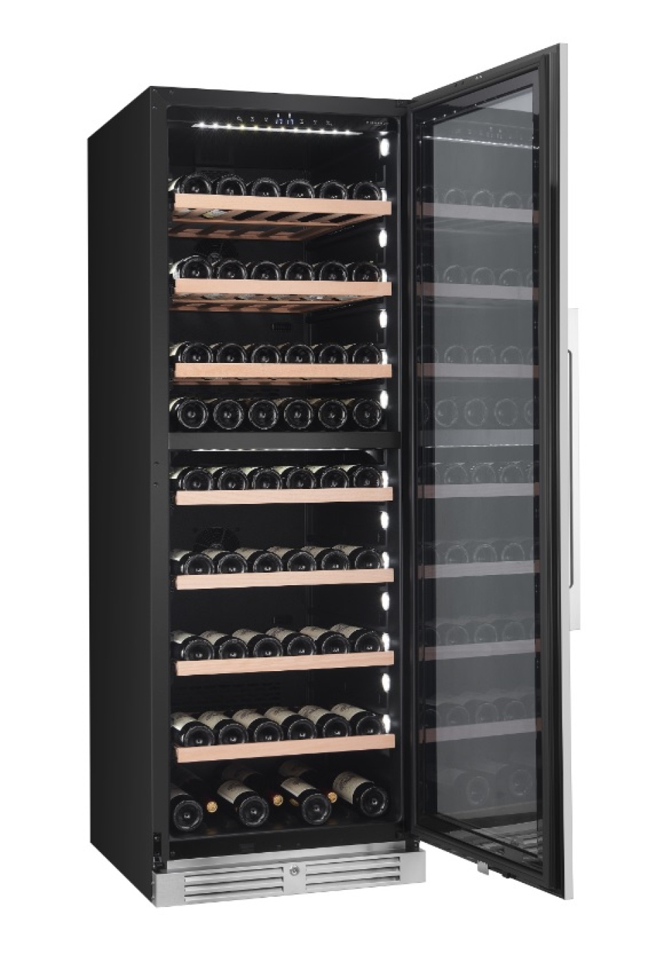 Vinlagringsskåp, Storage 170 Dubbelzon, Rostfritt Stål - Vigneron