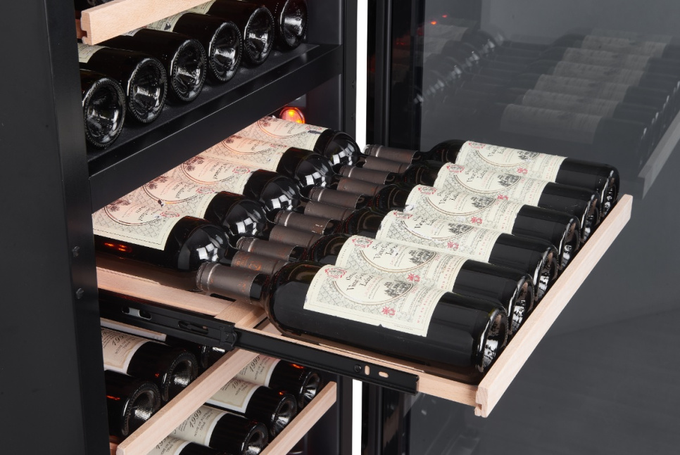 Vinlagringsskåp, Storage 170 Dubbelzon, Rostfritt Stål - Vigneron