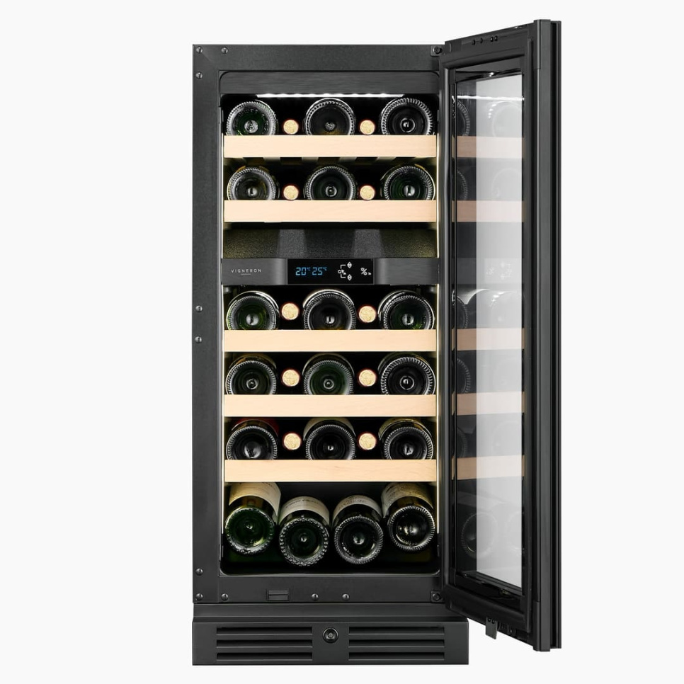 Vinkyl Designline 40, Dubbelzon, Svart - Vigneron