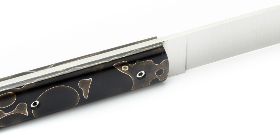 Köttkniv 9.47, handgjord med handtag i POM - Perceval