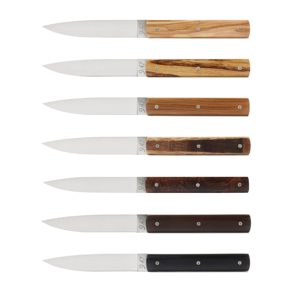 Köttkniv 9.47, handgjord med handtag i trä - Perceval i gruppen Dukning / Bestick / Knivar hos The Kitchen Lab (2174-28793)