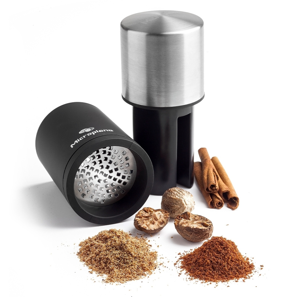Kryddkvarn med förvaring, 2in1 - Microplane Kryddkvarn med förvaring, 2in1 - Microplane