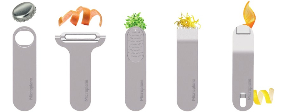 Barredskap, Style Line, Svart - Microplane