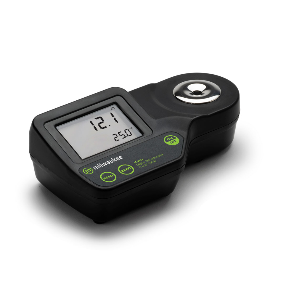 Refraktometer / Sockermätare 0-85% BRIX - Milwaukee