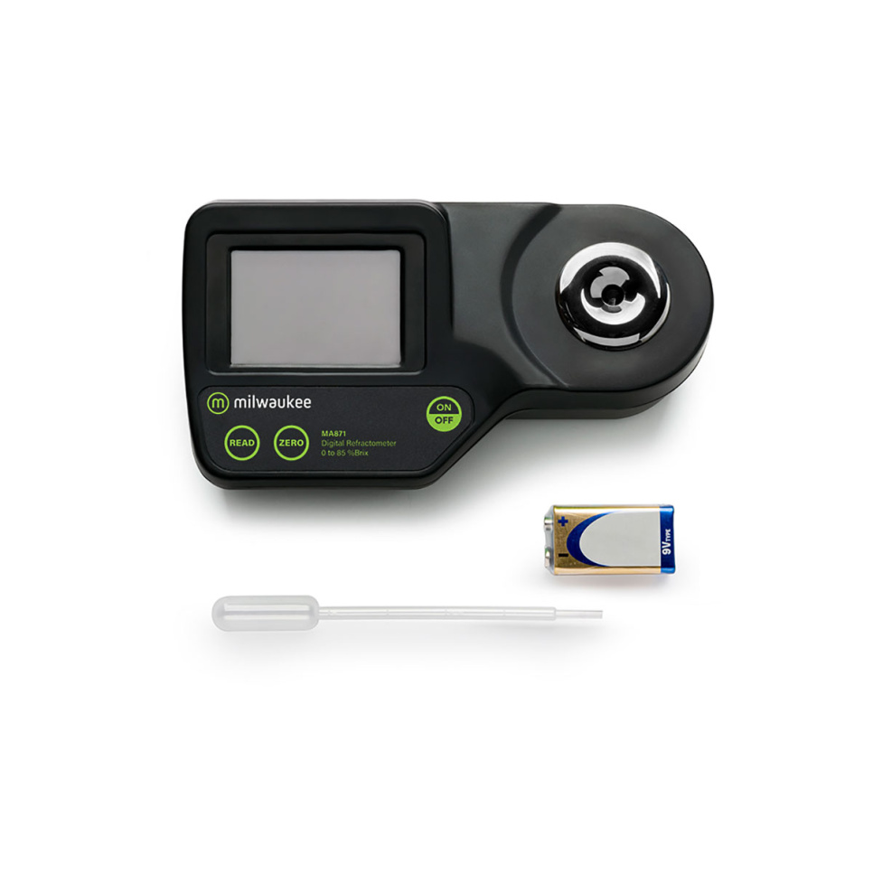 Refraktometer / Sockermätare 0-85% BRIX - Milwaukee