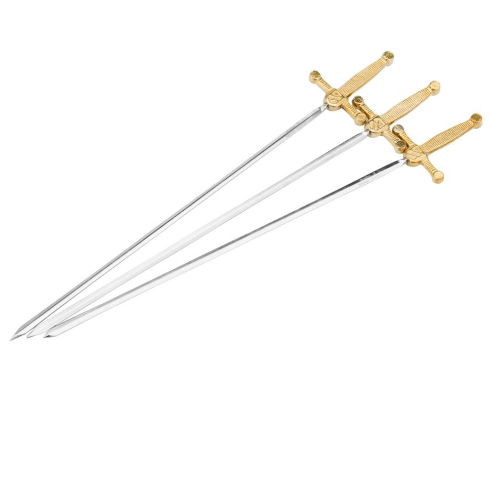 Shish Kebab-spett Schwert, 32 cm, 3-pack - Westmark i gruppen Grillar, Spisar & Ugnar / Grilltillbehör / Grillspett hos The Kitchen Lab (2190-32085)