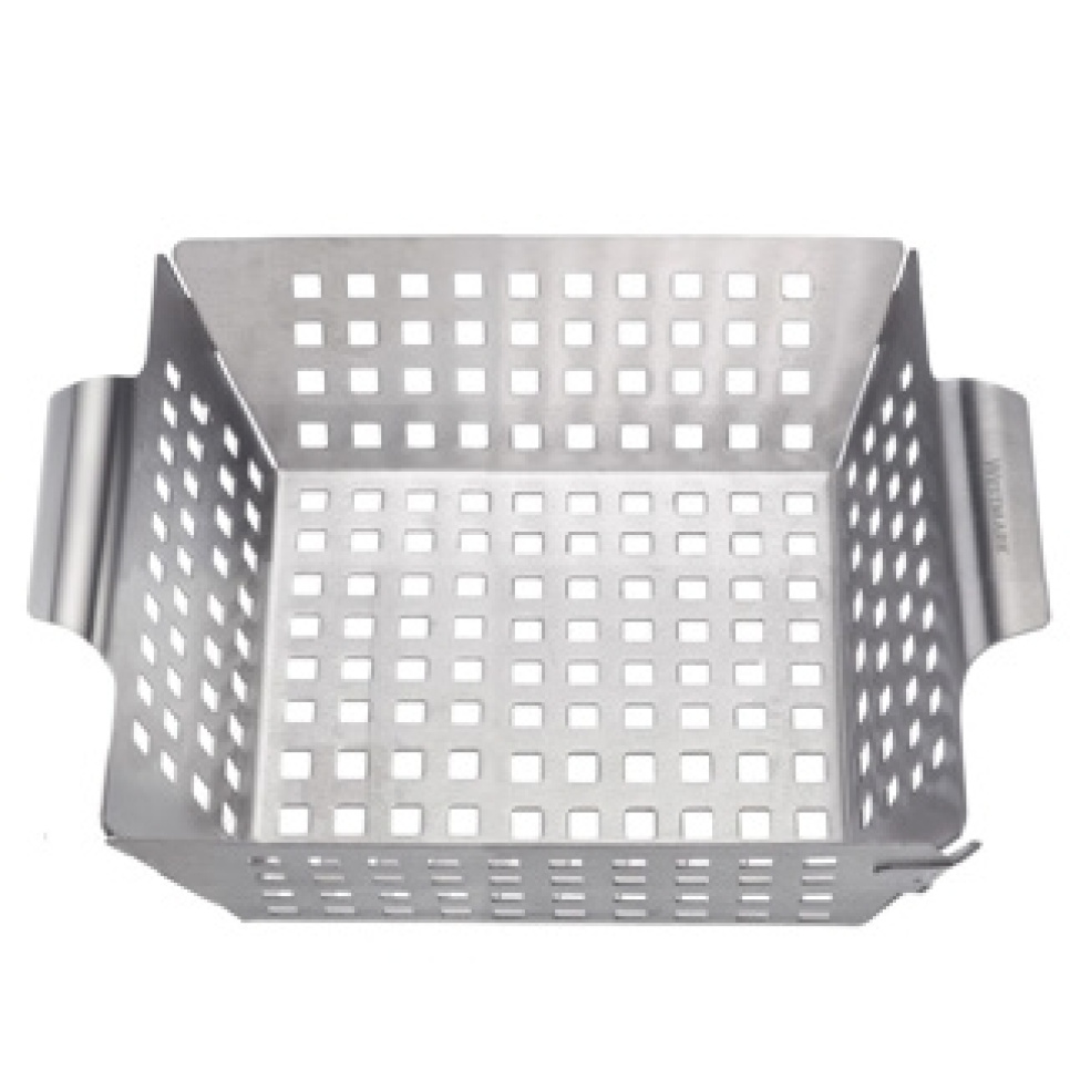 Perforerad grillkorg i rostfritt stål, 21,5 x 26,5 cm - Westmark i gruppen Grillar, Spisar & Ugnar / Grilltillbehör / Grillgaller hos The Kitchen Lab (2190-32121)