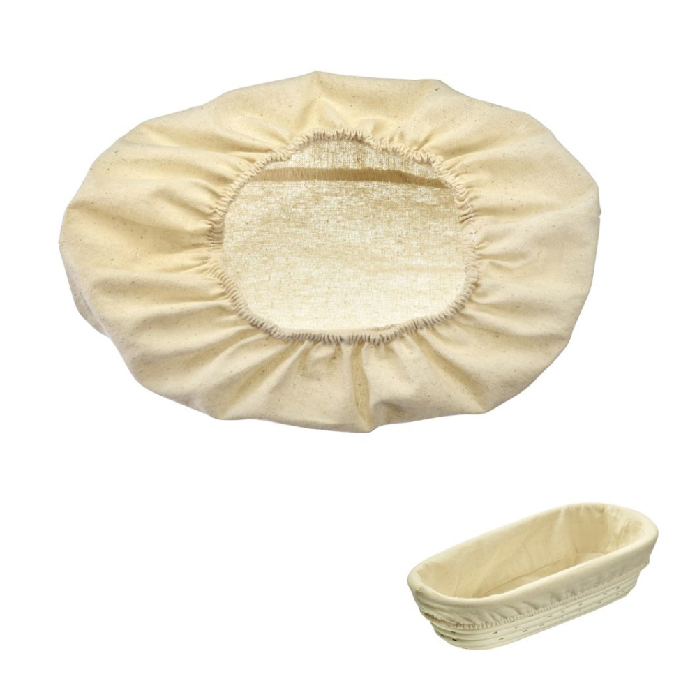 Bomullsduk till avlång jäskorg, 750 - 1000 g - Westmark Bomullsduk till avlång jäskorg, 750 - 1000 g - Westmark