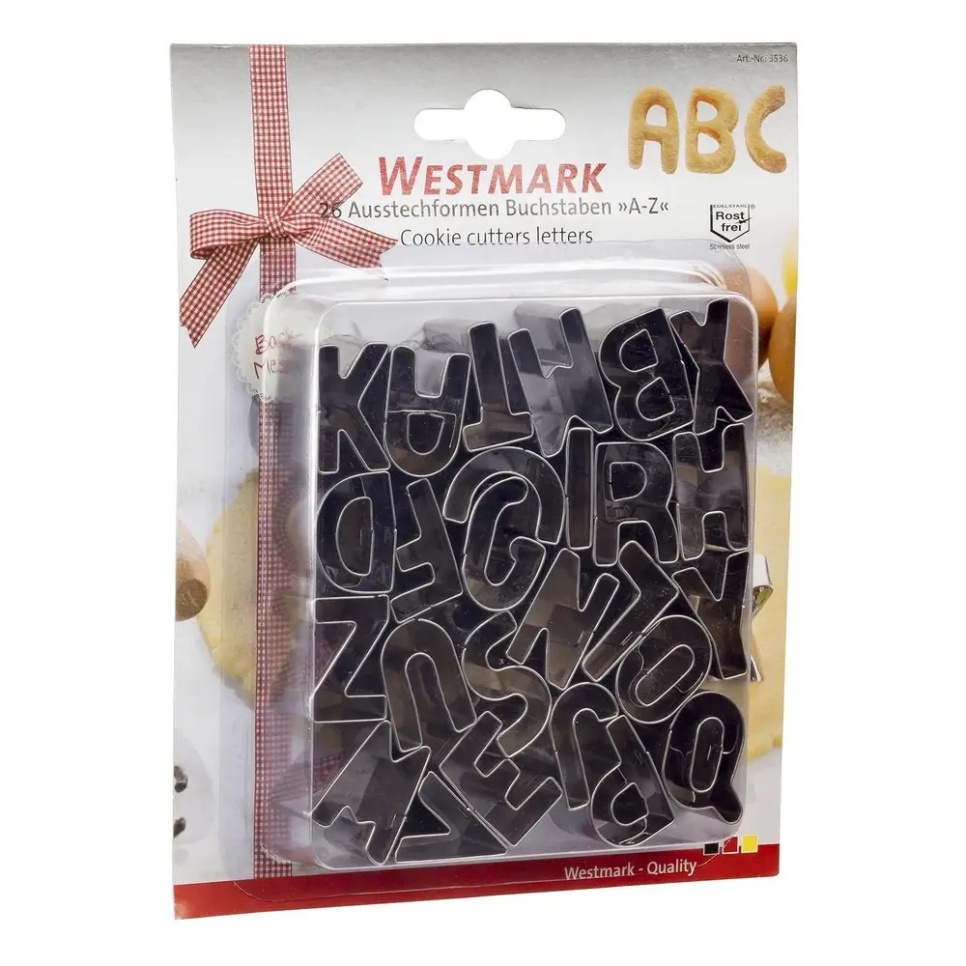 Pepparkaksform, Bokstäver A-Z - Westmark Pepparkaksform, Bokstäver A-Z - Westmark