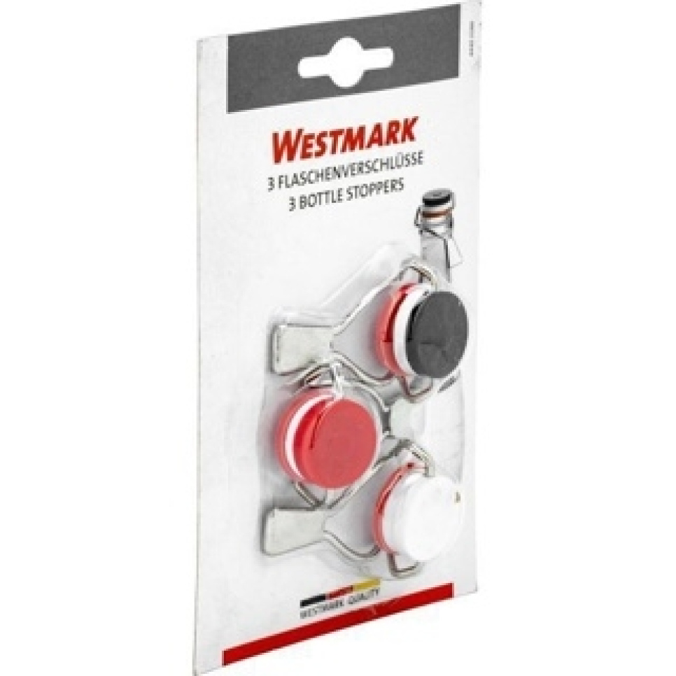 Flaskkork med bygellås, 3-pack - Westmark Flaskkork med bygellås, 3-pack - Westmark