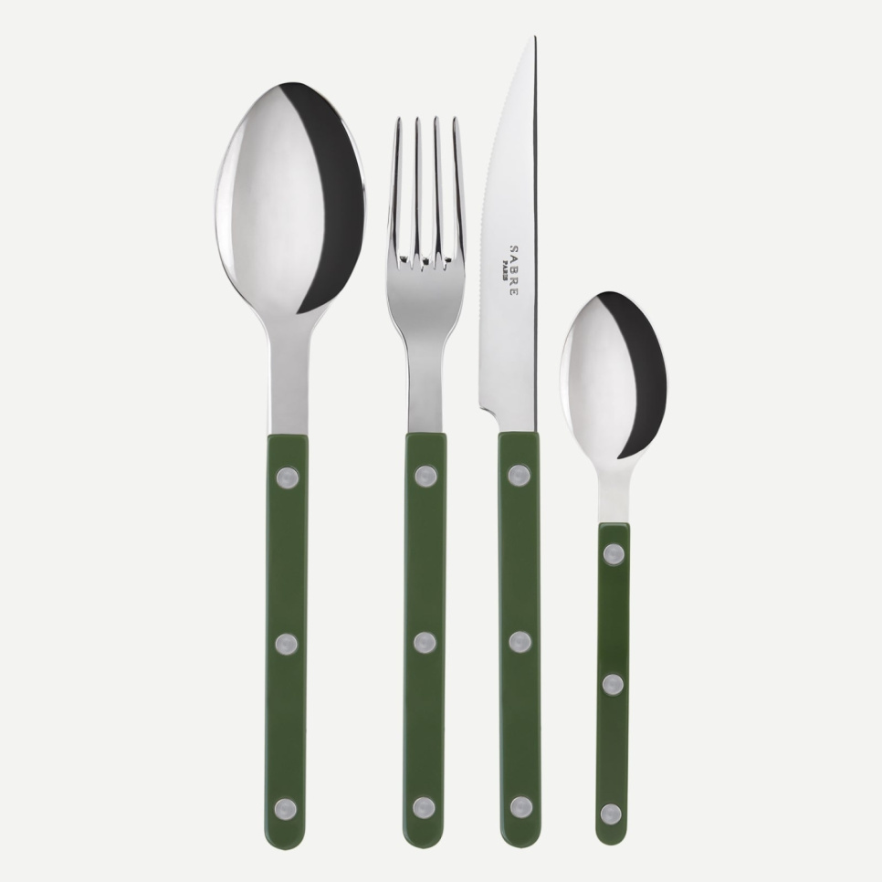 Bestickset, 24 delar, Bistrot, Green - Sabre Paris i gruppen Dukning / Bestick / Bestickset hos KitchenLab (2195-30313)