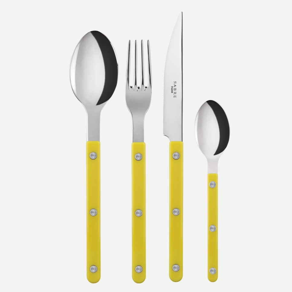 Bestickset, 24 delar, Bistrot, Yellow - Sabre Paris i gruppen Dukning / Bestick / Bestickset hos The Kitchen Lab (2195-30314)
