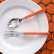Bestickset, 24 delar, Bistrot, Orange - Sabre Paris