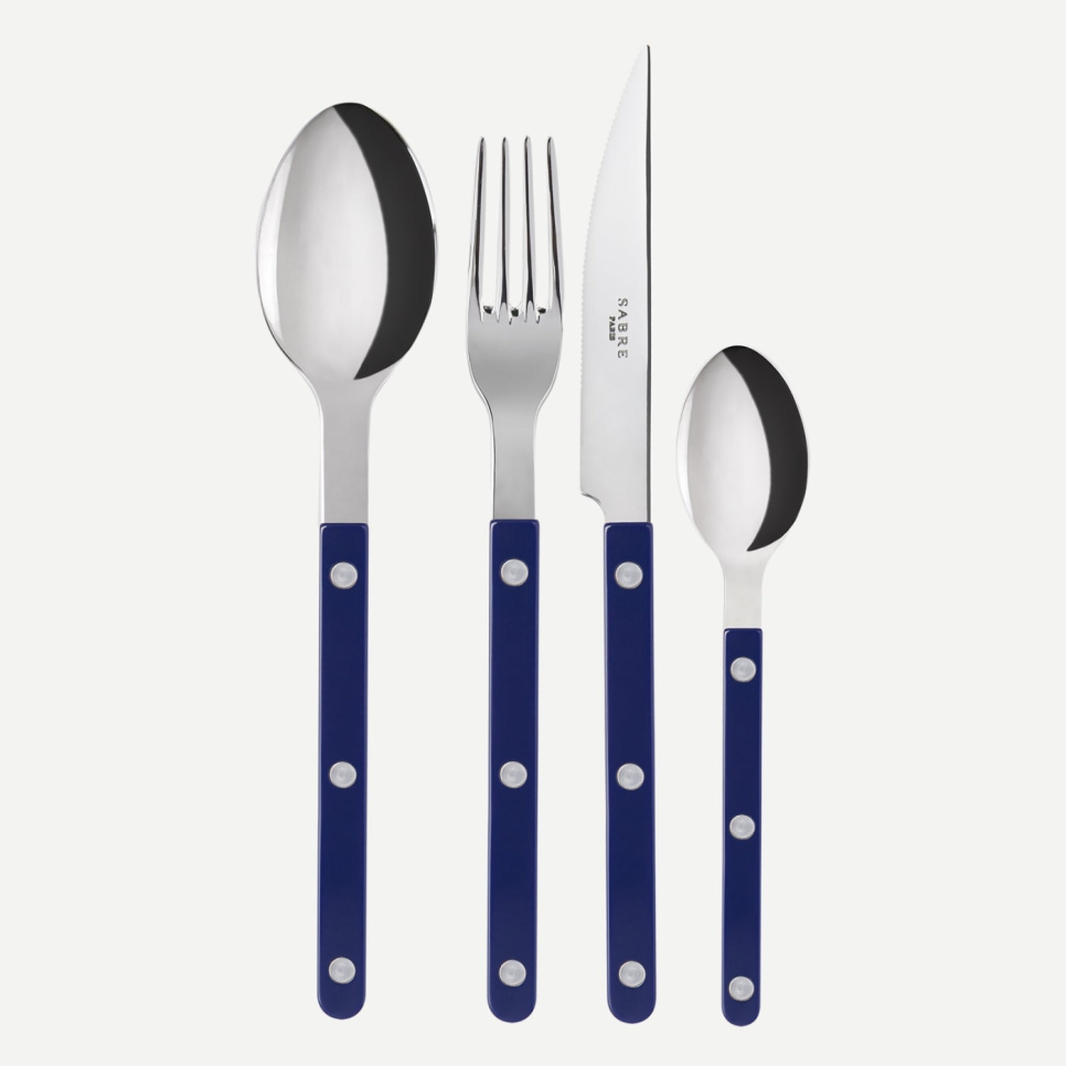 Bestickset, 24 delar, Bistrot, Navy Blue - Sabre Paris i gruppen Dukning / Bestick / Bestickset hos The Kitchen Lab (2195-30318)