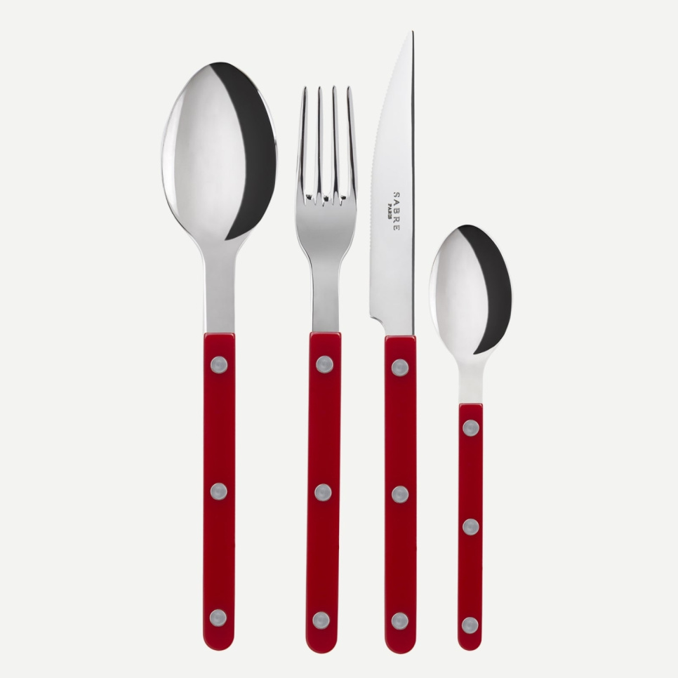 Bestickset, 24 delar, Bistrot, Burgundy - Sabre Paris i gruppen Dukning / Bestick / Bestickset hos The Kitchen Lab (2195-30320)