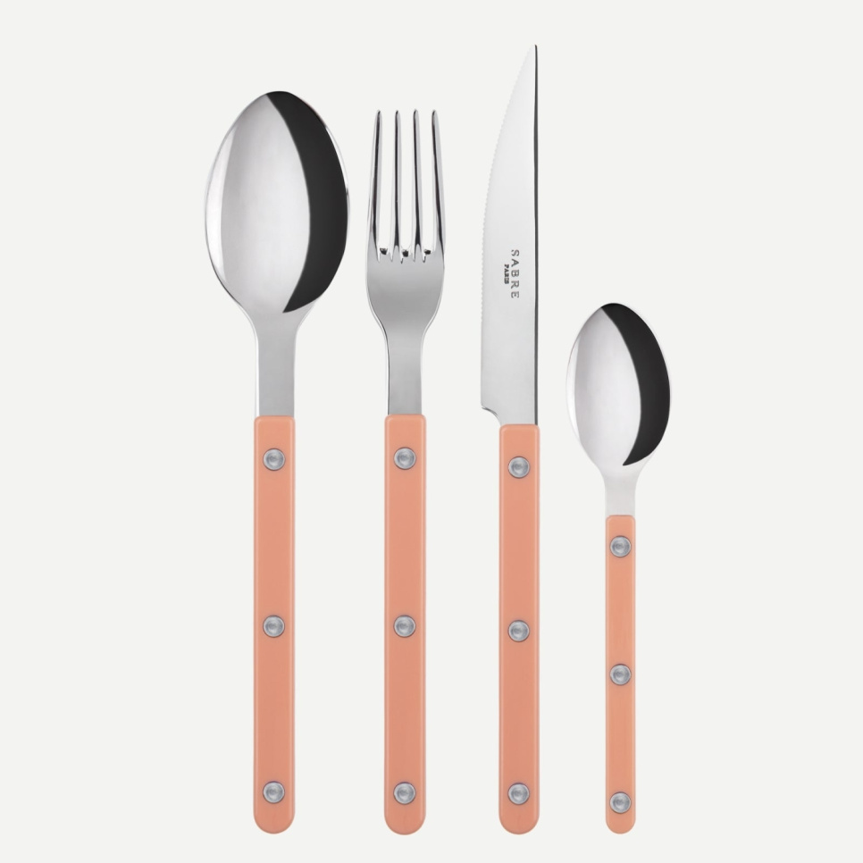 Bestickset, 24 delar, Bistrot, Nude Pink - Sabre Paris i gruppen Dukning / Bestick / Bestickset hos The Kitchen Lab (2195-30321)