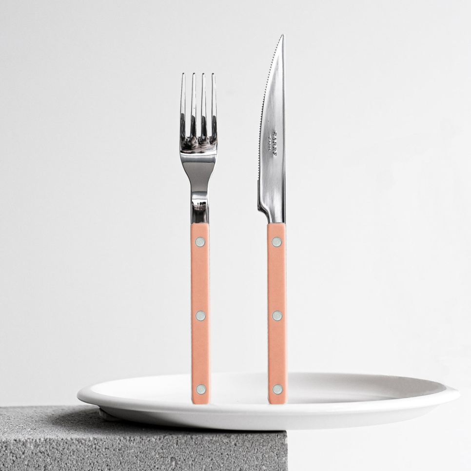 Bestickset, 24 delar, Bistrot, Nude Pink - Sabre Paris