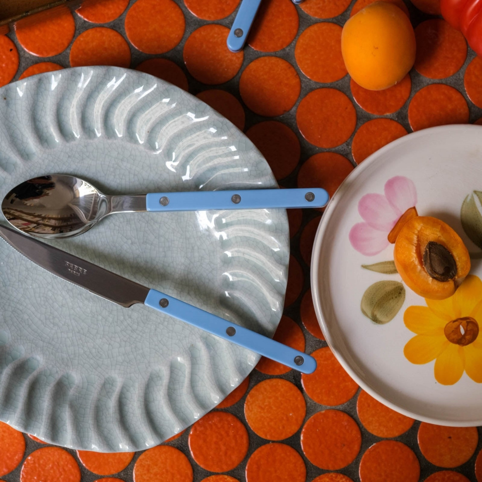 Bestickset, 24 delar, Bistrot, Pastell Blue - Sabre Paris