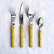 Bestickset, 4 delar, Bistrot, Yellow - Sabre Paris