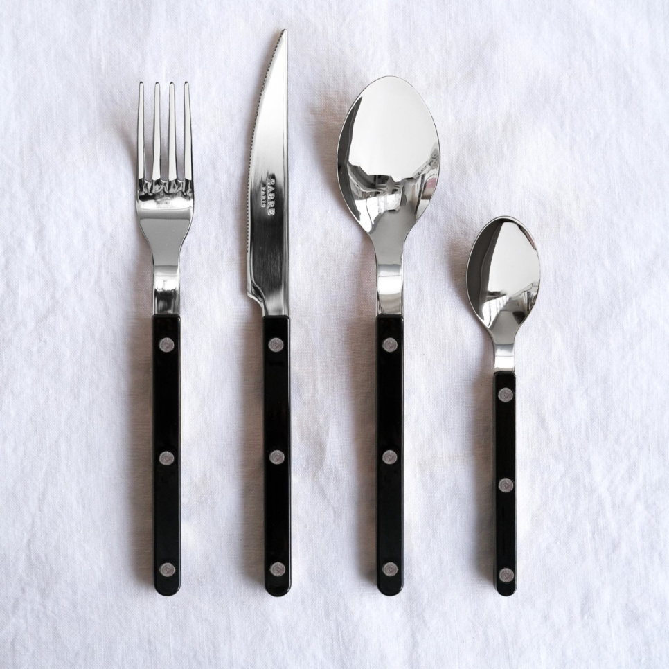 Bestickset, 4 delar, Bistrot, Black - Sabre Paris